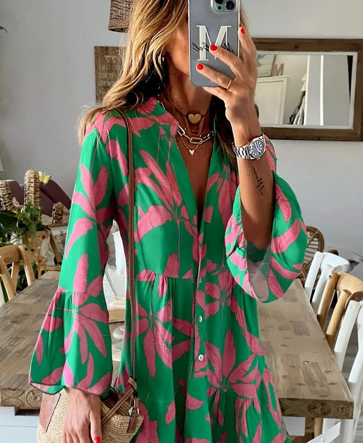 Amanda Ruffled Dress