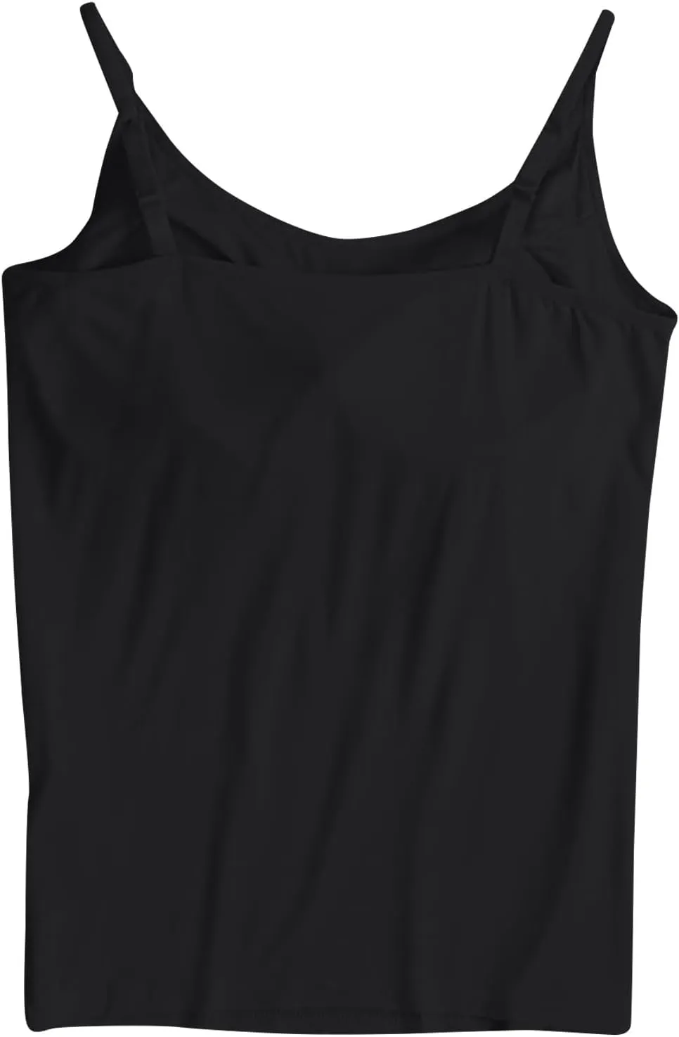 Camisole Tops for Women Built in Bra Adjustable Spaghetti Strap Cotton Workout Yoga Shirts Summer Basic Tank Tops