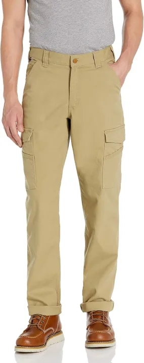 Carhartt Men's Regular Flame Resistant Rugged Flex Relaxed Fit Canvas Cargo Work Pant