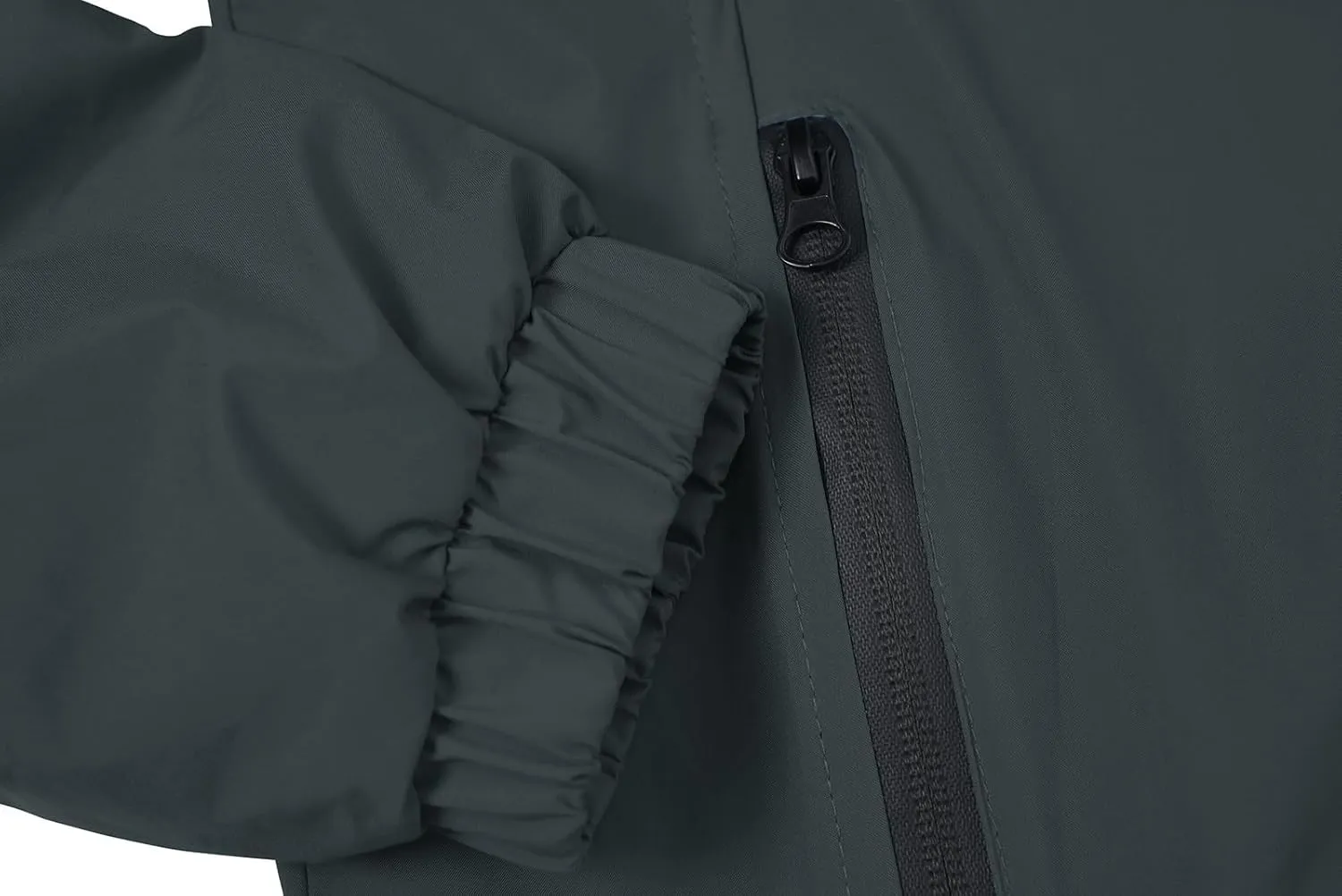 Facitisu Men's Cycling Rain Jackets Waterproof Running Bike Windbreaker Lightweight Packable Hooded Jacket