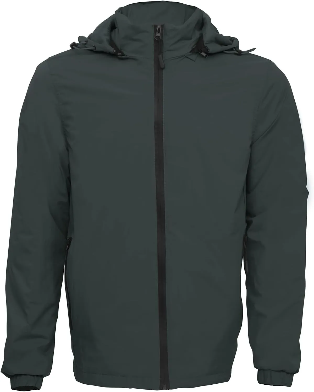 Facitisu Men's Cycling Rain Jackets Waterproof Running Bike Windbreaker Lightweight Packable Hooded Jacket