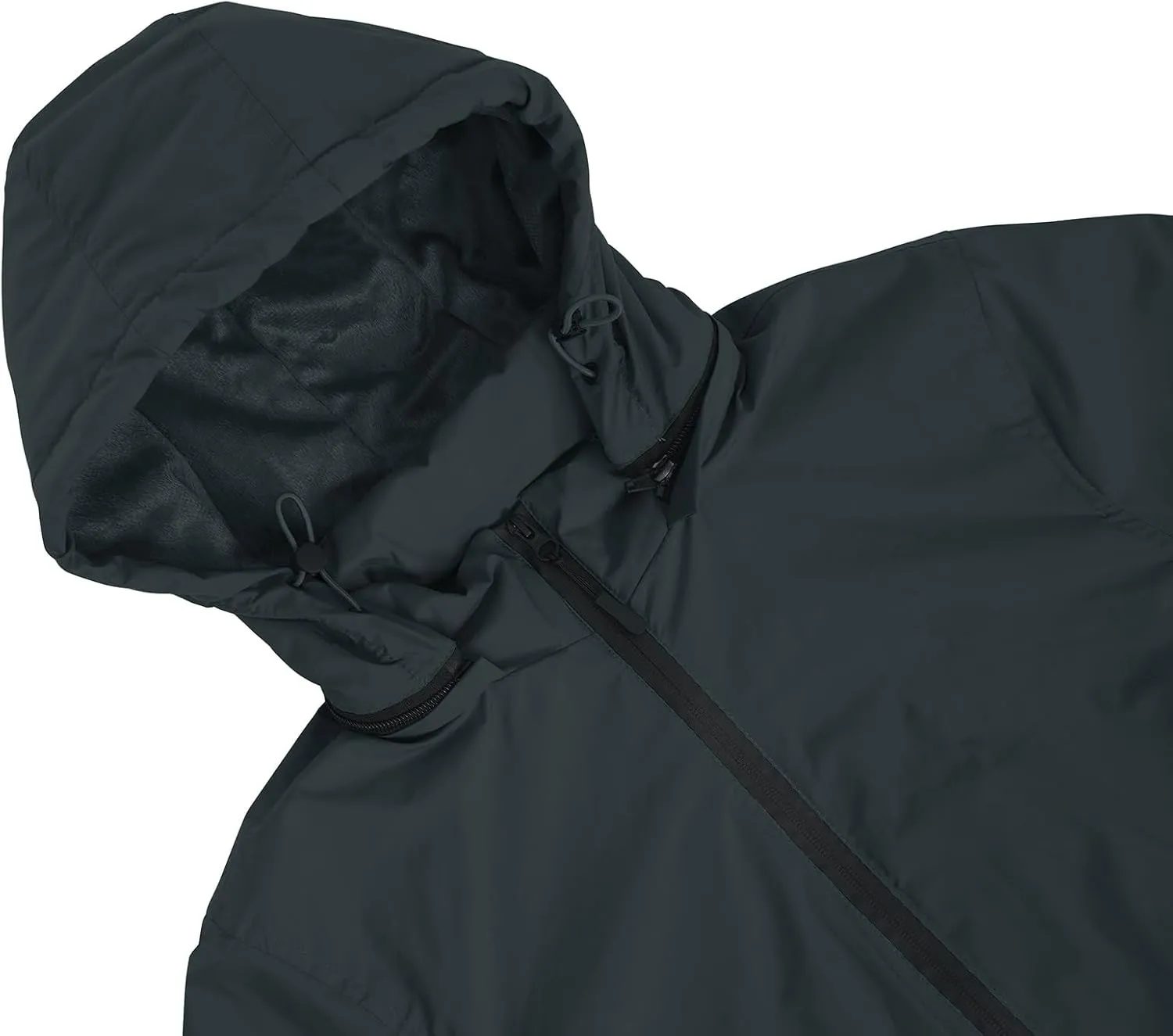 Facitisu Men's Cycling Rain Jackets Waterproof Running Bike Windbreaker Lightweight Packable Hooded Jacket
