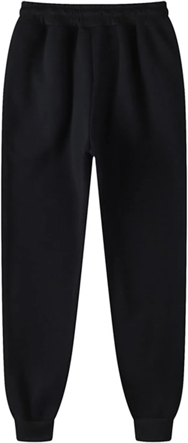 Men's Jogging Tracksuit 2 Piece Outfits Plus Size Casual Athletic Sweatshirt Sweatpants Sets Plain Running Hoodie Set