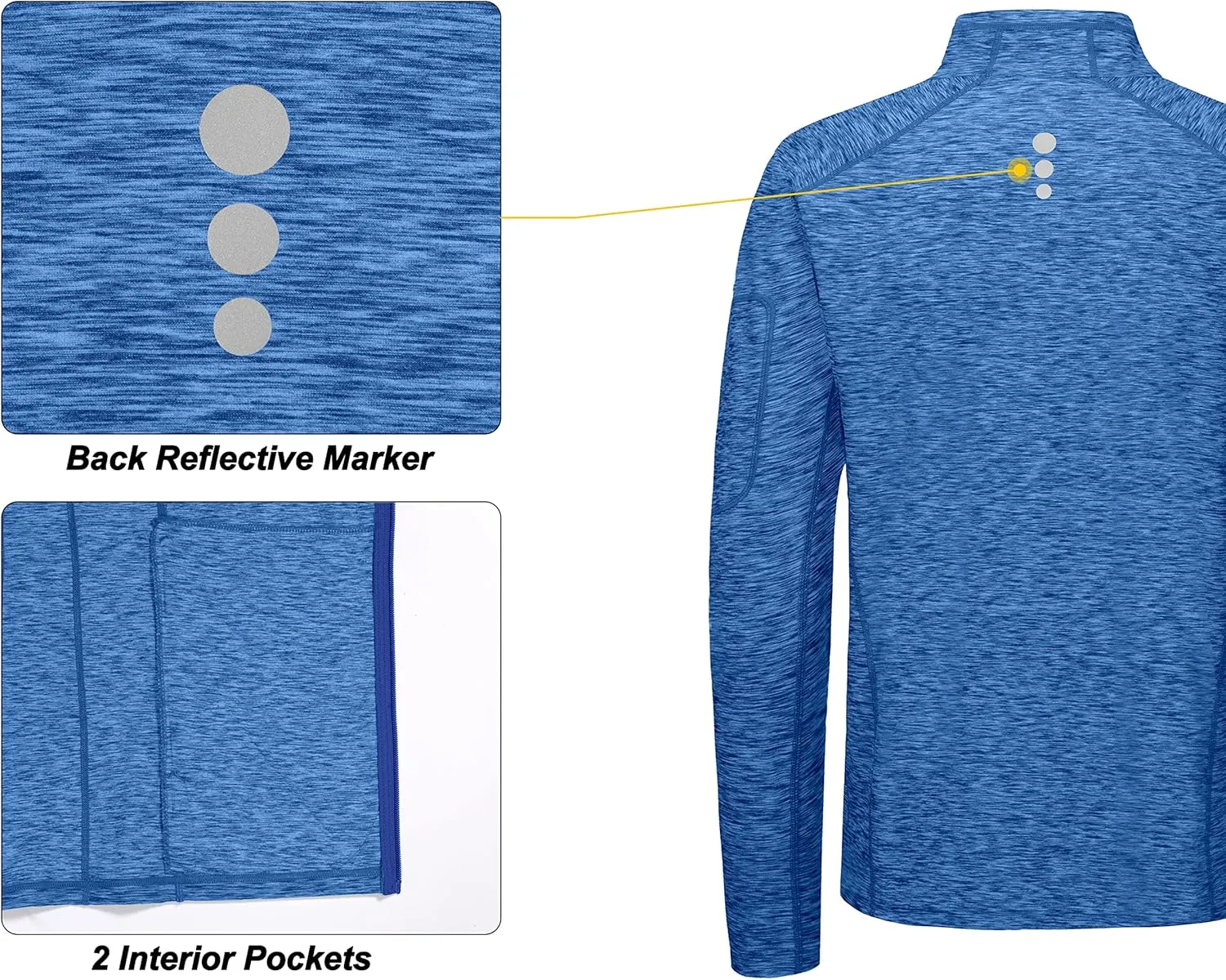 Men's Running Sport Track Jacket Full Zip Workout Athletic Fitness Jackets for Training