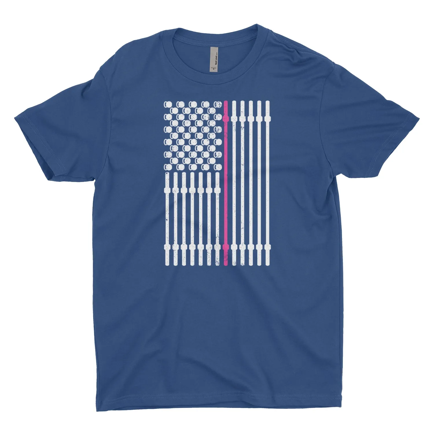 Pink Barbell Flag