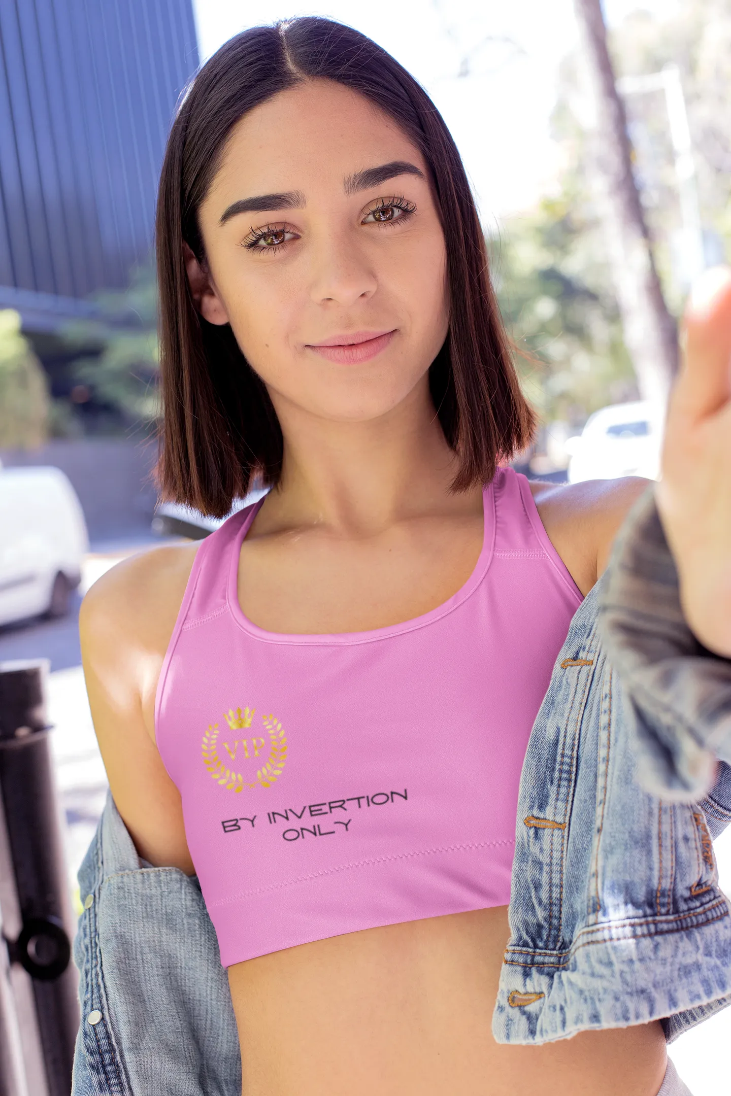 Sports Bra ( VIP By invitation only )  Pink