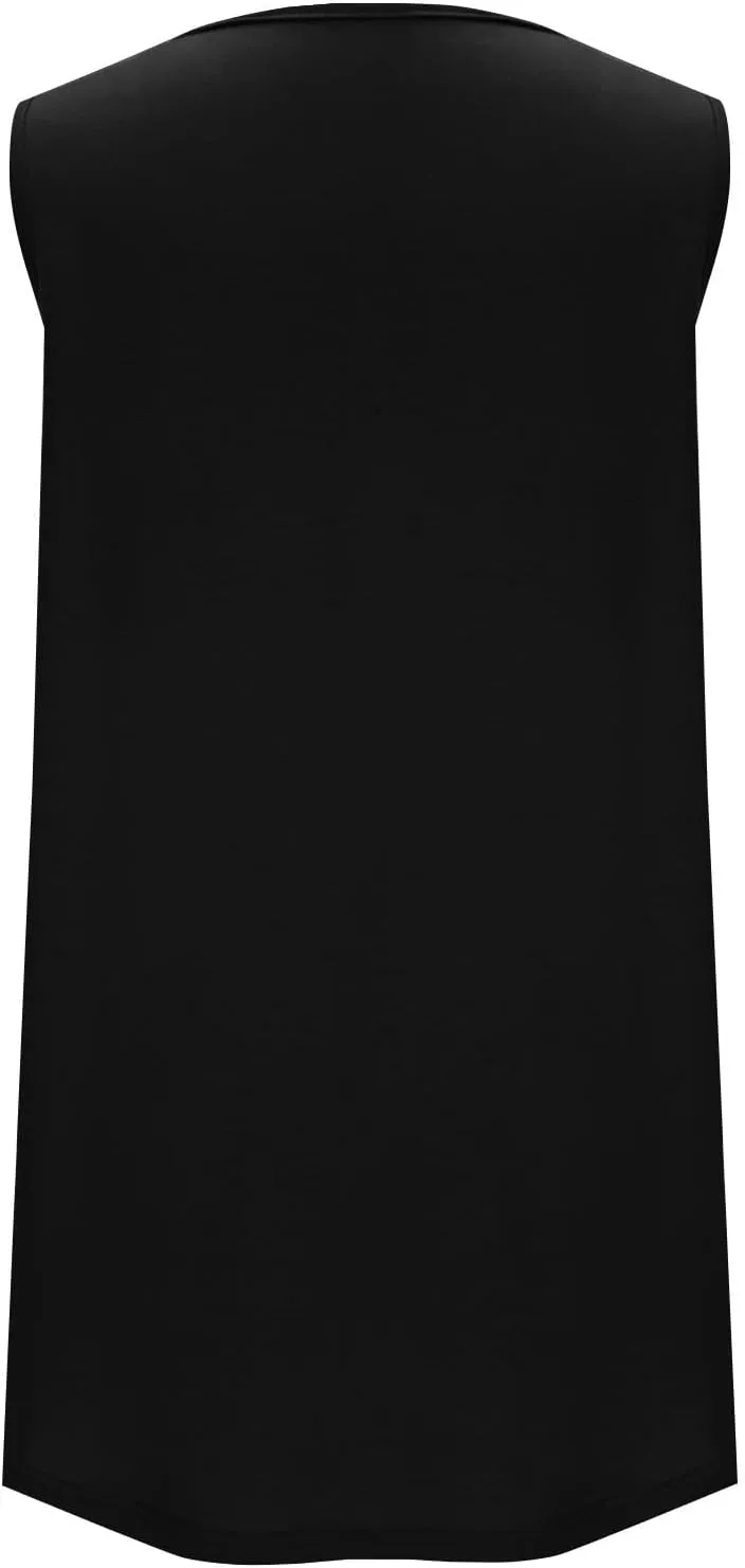 Womens Tank Tops Dressy Casual Fitted Fashion Crew Neck Sleeveless Clothes Hawaiian Vacation Solid Comfy Camisole